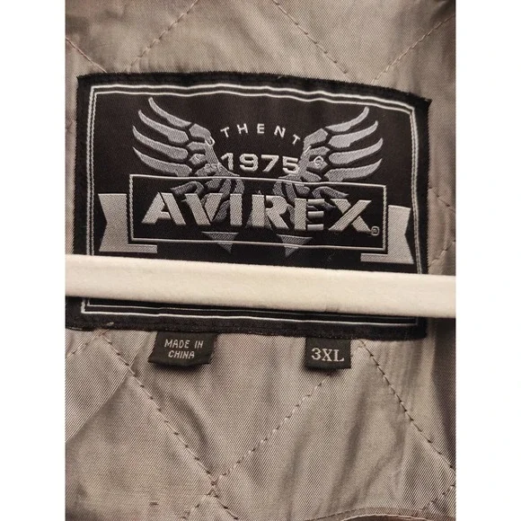 Avirex 7Lucky Tuskegee Leather Mens Size 3XL See Description